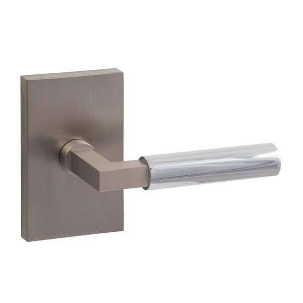 Sure-Loc Hardware Sure-Loc Hardware Levanto Dummy Rosette, Nickel, Smooth Grip in Polished Chrome LV100 NI GRIP-SM 26 - main